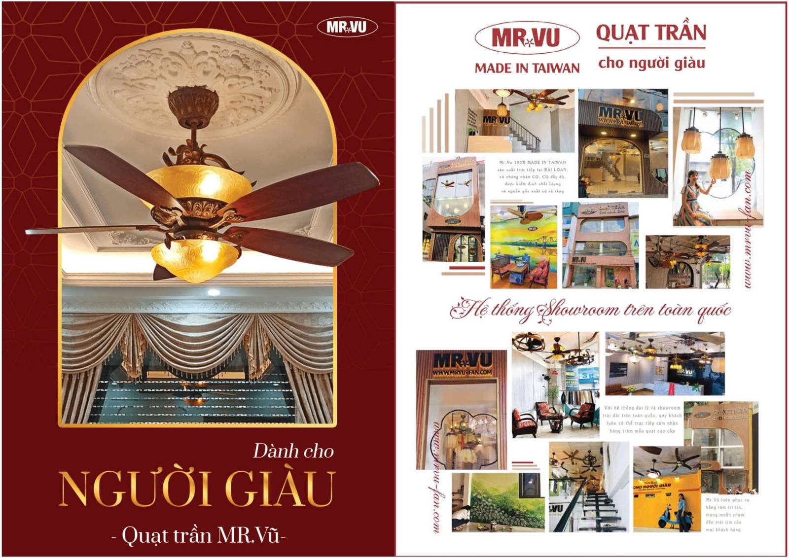Bảng giá và Catalogue Quạt trần Mr Vũ mới nhất 2024 /Page 